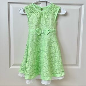 Jona Michelle Green Sleeveless Sundress for Wedding Guest